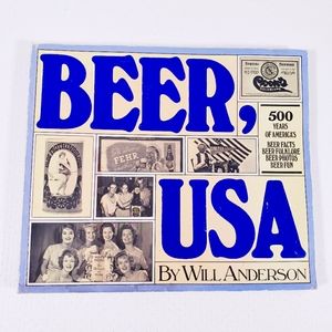 Vintage 1986 Beer USA Book by Will Anderson